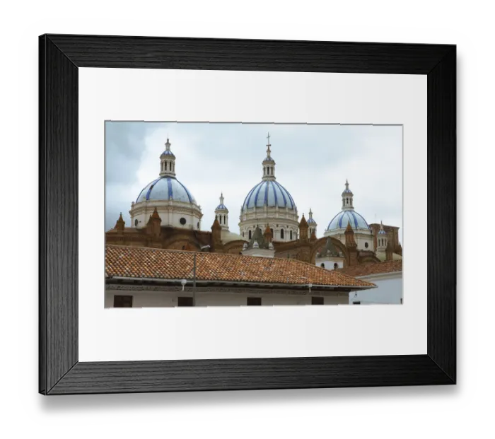 Framed Print : Domes of the New Cathedral of Cuenca, Cuenca, Azuay Province, Ecuador Framed Print : Domes of the New Cathedral of Cuenca, Cuenca, Azuay Province, Ecuador