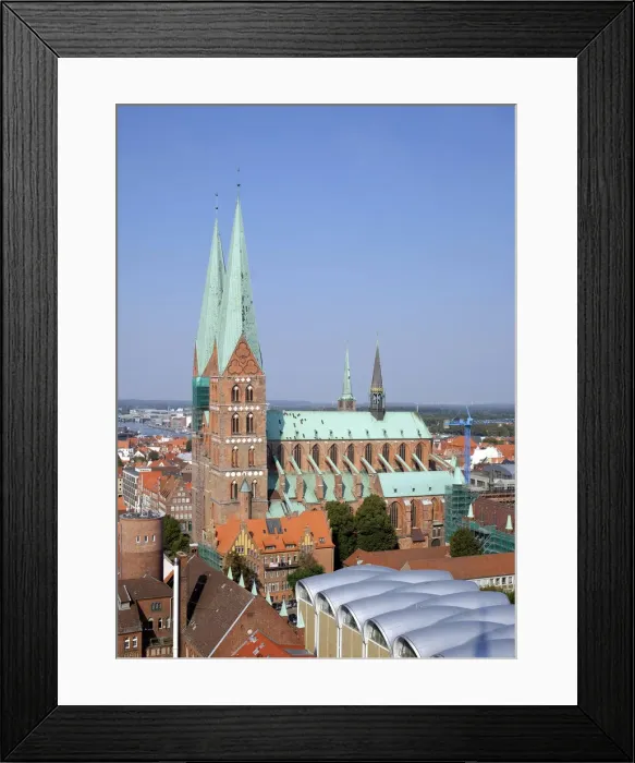 Framed Print : St. Marys Church, Lubeck, Schleswig-Holstein, Germany Framed Print : St. Marys Church, Lubeck, Schleswig-Holstein, Germany