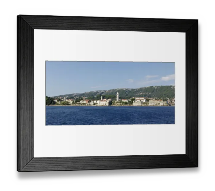 Framed Print : The four bell towers of Rab Town, Rab, Primorje-Gorski Kotar County, Croatia Framed Print : The four bell towers of Rab Town, Rab, Primorje-Gorski Kotar County, Croatia