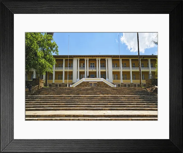 Framed Print : Parliament, Tintenpalast or Ink Palace, Windhoek, Namibia Framed Print : Parliament, Tintenpalast or Ink Palace, Windhoek, Namibia