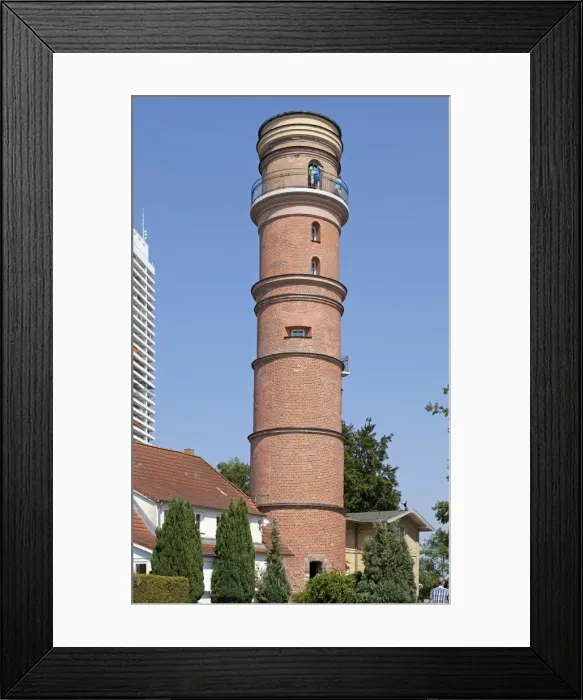 Framed Print : Old lighthouse, Travemunde, Schleswig-Holstein, Germany Framed Print : Old lighthouse, Travemunde, Schleswig-Holstein, Germany