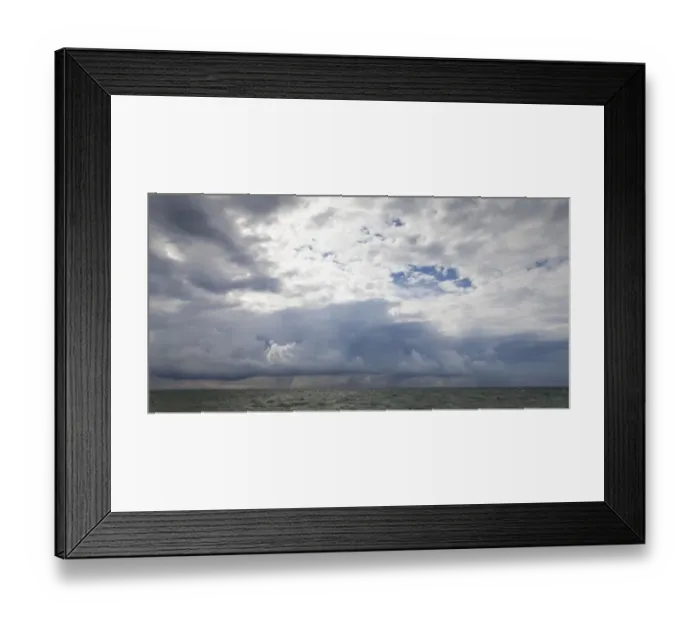 Framed Print : Dark clouds above the Baltic Sea, Mecklenburg-Western Pomerania, Germany Framed Print : Dark clouds above the Baltic Sea, Mecklenburg-Western Pomerania, Germany