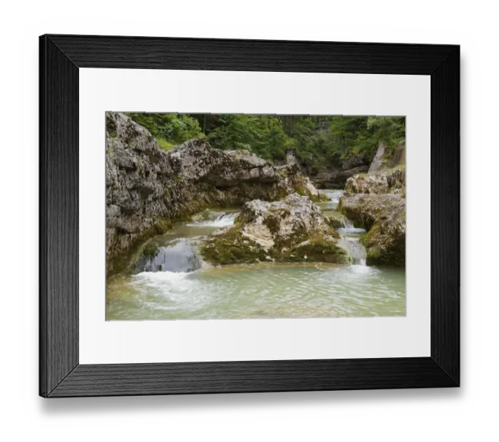 Framed Print : Felsenbad on Almbach, Faistenau, Flachgau, Salzkammergut, Salzburg state, Salzburg State, Austria Framed Print : Felsenbad on Almbach, Faistenau, Flachgau, Salzkammergut, Salzburg state, Salzburg State, Austria