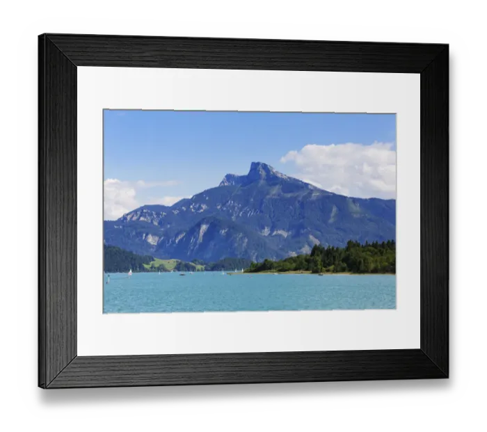 Framed Print : Mondsee Lake and Mt Schafberg, Salzkammergut, Upper Austria, Austria Framed Print : Mondsee Lake and Mt Schafberg, Salzkammergut, Upper Austria, Austria