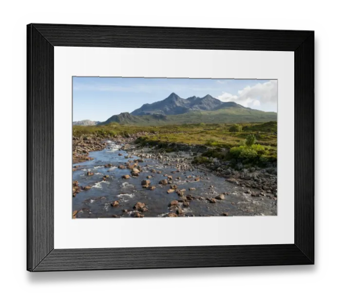 Framed Print : River Sligachan and Sgurr nan Gillean Mountain of Cuillin Range, Isle of Skye, Scotland, United Kingdom Framed Print : River Sligachan and Sgurr nan Gillean Mountain of Cuillin Range, Isle of Skye, Scotland, United Kingdom