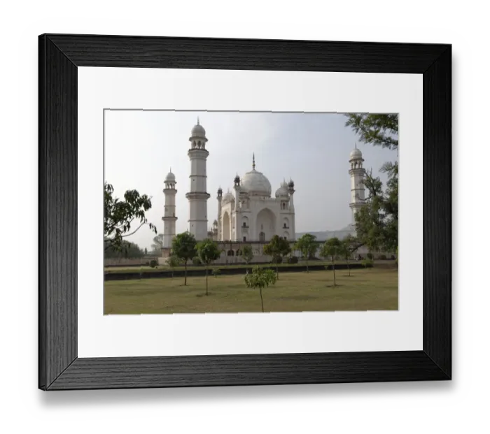 Framed Print : Bibi Ka Maqbara Tomb, Aurangabad, Maharashtra, India