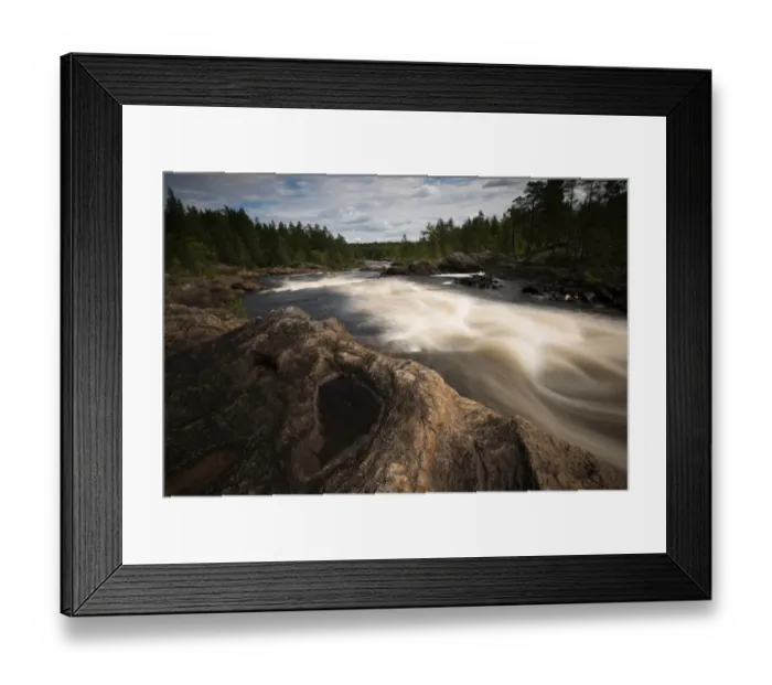 Framed Print : Hylstrommen stream, Dalarna, Sweden Framed Print : Hylstrommen stream, Dalarna, Sweden