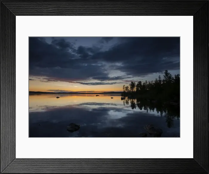 Framed Print : Sunset, Hamra, Dalarna, Sweden Framed Print : Sunset, Hamra, Dalarna, Sweden