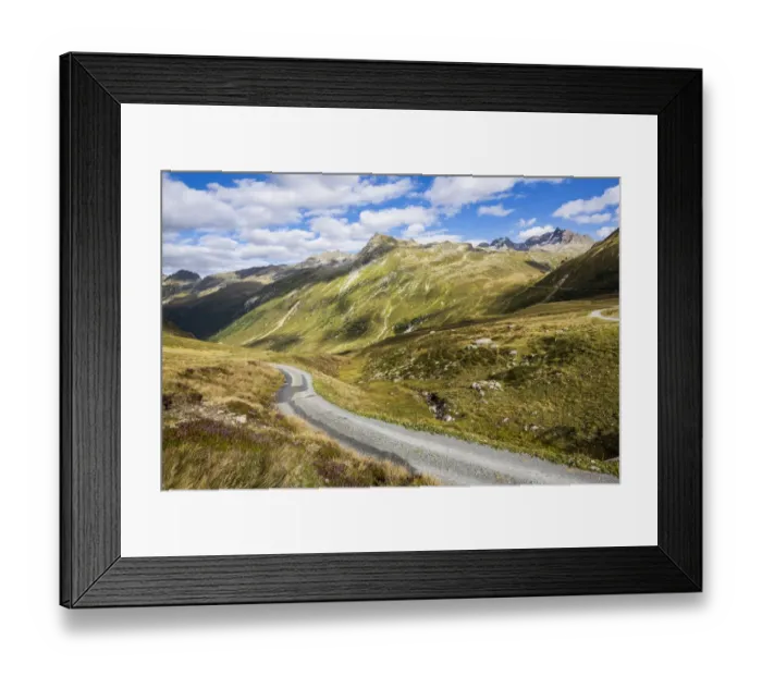 Framed Print : Bielerhohe Pass, Paznauner valley, Tyrol, Austria Framed Print : Bielerhohe Pass, Paznauner valley, Tyrol, Austria