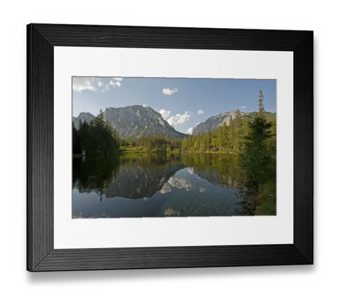 Framed Print : Kreuzteich, Tragoss, Styria, Austria Framed Print : Kreuzteich, Tragoss, Styria, Austria