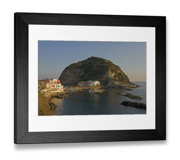 Framed Print : View of the peninsula, Sant Angelo, Ischia, Gulf of Naples, Italy Framed Print : View of the peninsula, Sant Angelo, Ischia, Gulf of Naples, Italy