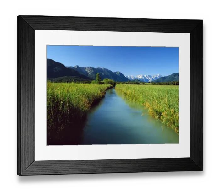 Framed Print : Murnau Moor, Murnauer Moos, in front of the Ester Mountains and the Wetterstein Range, Upper Bavaria, Bavaria, Germany Framed Print : Murnau Moor, Murnauer Moos, in front of the Ester Mountains and the Wetterstein Range, Upper Bavaria, Bavaria, Germany