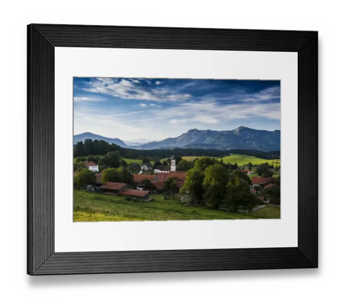 Framed Print : Morning atmosphere, Aidling, Upper Bavaria, Bavaria, Germany Framed Print : Morning atmosphere, Aidling, Upper Bavaria, Bavaria, Germany
