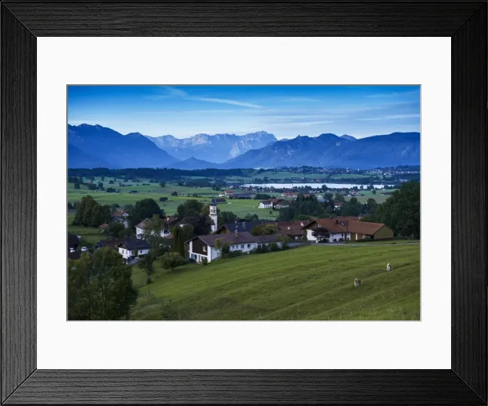 Framed Print : Morning atmosphere, Aidling, Riegsee Lake, Upper Bavaria, Bavaria, Germany Framed Print : Morning atmosphere, Aidling, Riegsee Lake, Upper Bavaria, Bavaria, Germany