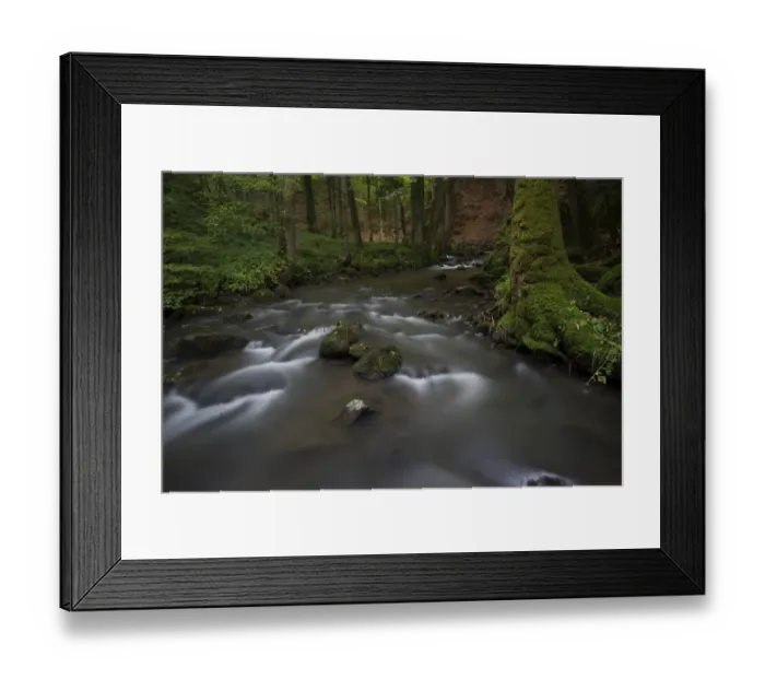 Framed Print : Stream, Strohner Schweiz, Daun, Vulkaneifel, Rhineland-Palatinate, Germany Framed Print : Stream, Strohner Schweiz, Daun, Vulkaneifel, Rhineland-Palatinate, Germany
