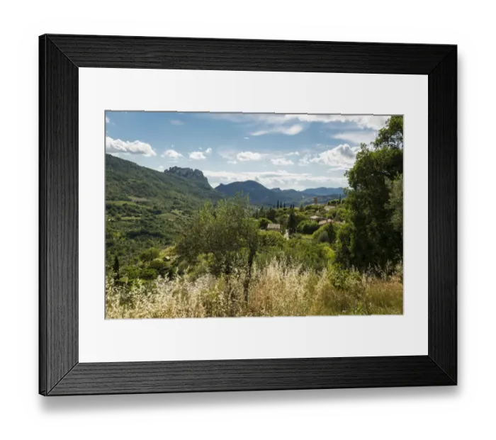 Framed Print : Village, La Roche Sur-Les-Buis, Drome, Rhone-Alpes, Provence, France Framed Print : Village, La Roche Sur-Les-Buis, Drome, Rhone-Alpes, Provence, France