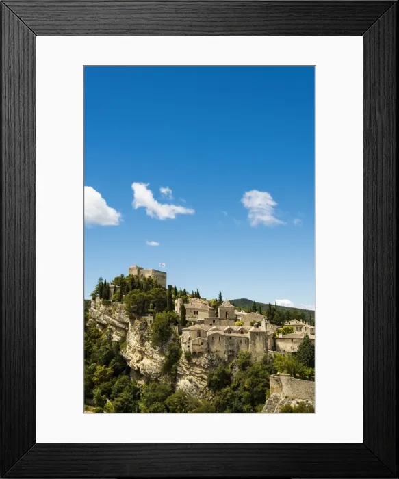 Framed Print : Old town, Vaison-la-Romaine, Vaucluse, Provence-Alpes-Cote dAzur, France