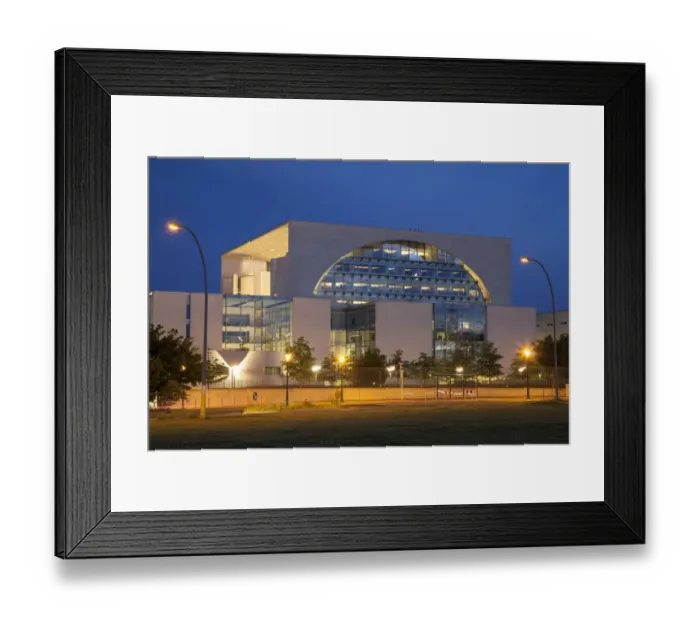 Framed Print : Federal Chancellery, Government District, Berlin, Germany Framed Print : Federal Chancellery, Government District, Berlin, Germany