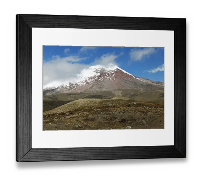 Framed Print : Chimborazo volcano, Chimborazo Province, Ecuador Framed Print : Chimborazo volcano, Chimborazo Province, Ecuador