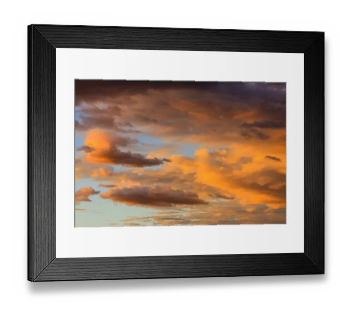 Framed Print : Cloud formations, evening sky, Namibia Framed Print : Cloud formations, evening sky, Namibia
