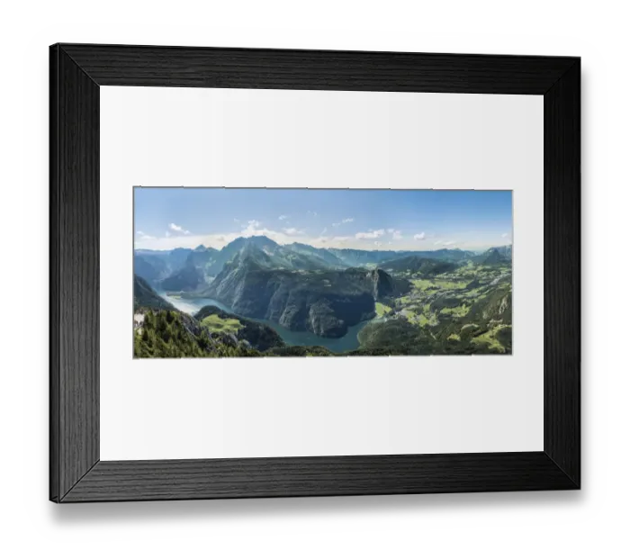 Framed Print : View of Konigssee Lake, Mt Watzmann and the municipality of Schonau am Konigsee, from Mt Jenner, Berchtesgaden National Park, Berchtesgadener Land district, Upper Bavaria, Bavaria, Germany Framed Print : View of Konigssee Lake, Mt Watzmann and the municipality of Schonau am Konigsee, from Mt Jenner, Berchtesgaden National Park, Berchtesgadener Land district, Upper Bavaria, Bavaria, Germany