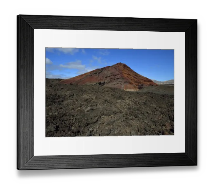 Framed Print : Volcanic cone, at El Golfo, Lanzarote, Canary Islands, Spain Framed Print : Volcanic cone, at El Golfo, Lanzarote, Canary Islands, Spain