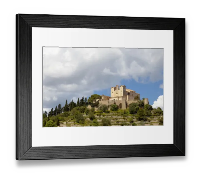 Framed Print : Santuari de Sant Salvador Monastery, Arta, Majorca, Balearic Islands, Spain Framed Print : Santuari de Sant Salvador Monastery, Arta, Majorca, Balearic Islands, Spain