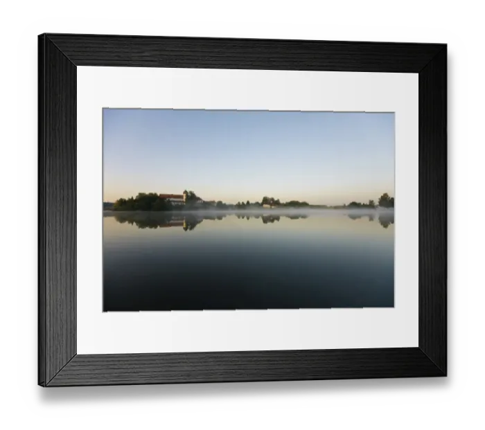 Framed Print : Early morning at Seeon Abbey on an island in Seeoner See Lake, Seeon-Seebruck, Chiemgau, Upper Bavaria, Bavaria, Germany Framed Print : Early morning at Seeon Abbey on an island in Seeoner See Lake, Seeon-Seebruck, Chiemgau, Upper Bavaria, Bavaria, Germany
