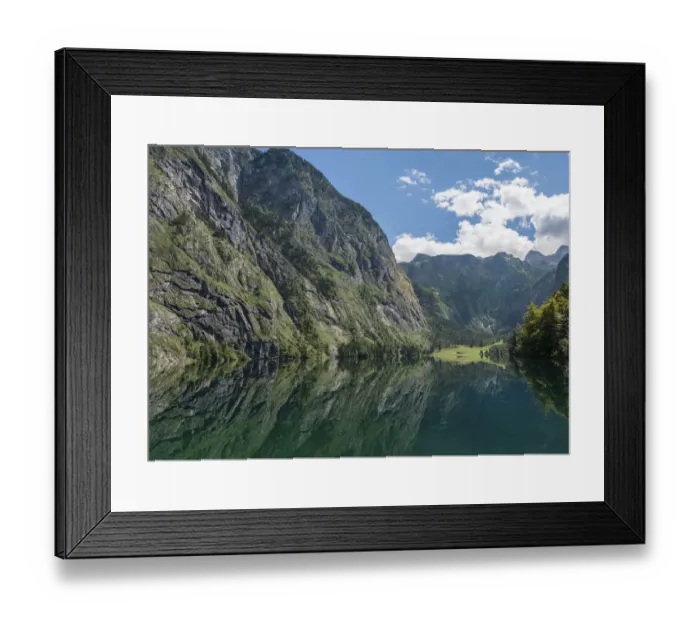 Framed Print : Upper Lake with reflection, Salet am Konigssee, Berchtesgaden National Park, Berchtesgadener Land district, Upper Bavaria, Bavaria, Germany Framed Print : Upper Lake with reflection, Salet am Konigssee, Berchtesgaden National Park, Berchtesgadener Land district, Upper Bavaria, Bavaria, Germany