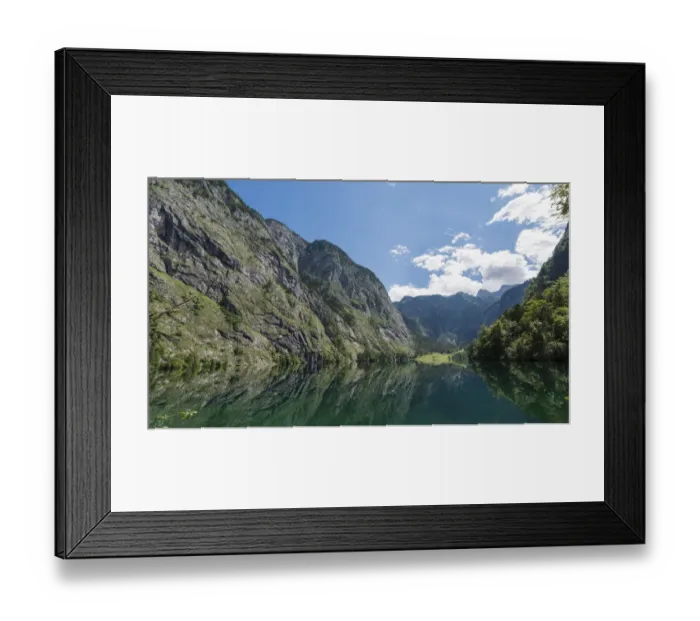Framed Print : Upper Lake with reflection, Salet am Konigssee, Berchtesgaden National Park, Berchtesgadener Land district, Upper Bavaria, Bavaria, Germany Framed Print : Upper Lake with reflection, Salet am Konigssee, Berchtesgaden National Park, Berchtesgadener Land district, Upper Bavaria, Bavaria, Germany