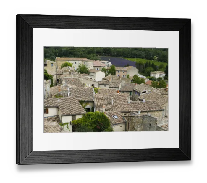 Framed Print : Roofs, Grignan, Departement Drome, Rhone-Alpes, Provence, France Framed Print : Roofs, Grignan, Departement Drome, Rhone-Alpes, Provence, France