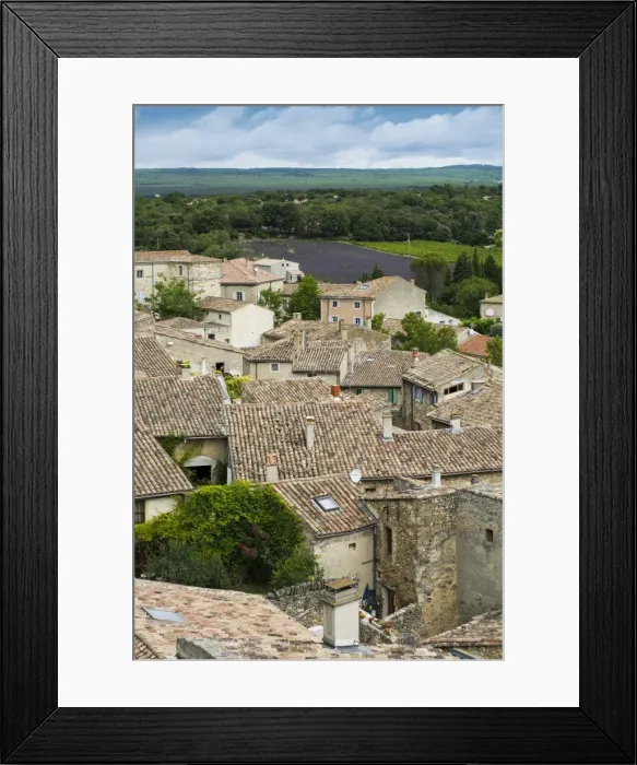 Framed Print : Roofs, Grignan, Departement Drome, Rhone-Alpes, Provence, France Framed Print : Roofs, Grignan, Departement Drome, Rhone-Alpes, Provence, France