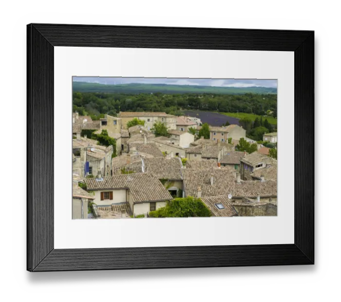 Framed Print : Roofs, Grignan, Departement Drome, Rhone-Alpes, Provence, France Framed Print : Roofs, Grignan, Departement Drome, Rhone-Alpes, Provence, France