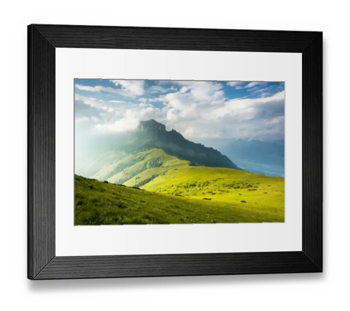 Framed Print : Evening mood with storm clouds, Alvier, Gonzen, Canton of St. Gallen, Switzerland Framed Print : Evening mood with storm clouds, Alvier, Gonzen, Canton of St. Gallen, Switzerland