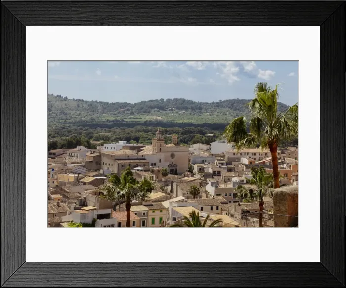 Framed Print : View of the town of Arta, Majorca, Balearic Islands, Spain Framed Print : View of the town of Arta, Majorca, Balearic Islands, Spain