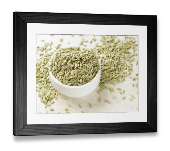 Framed Print : Fennel seeds Framed Print : Fennel seeds