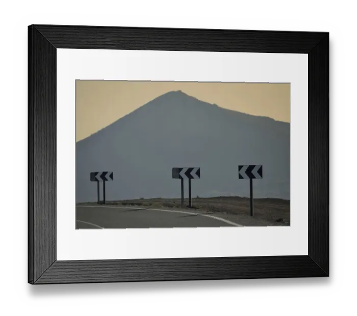 Framed Print : Curvy road in the wine growing region of La Geria, Lanzarote, Canary Islands, Spain Framed Print : Curvy road in the wine growing region of La Geria, Lanzarote, Canary Islands, Spain