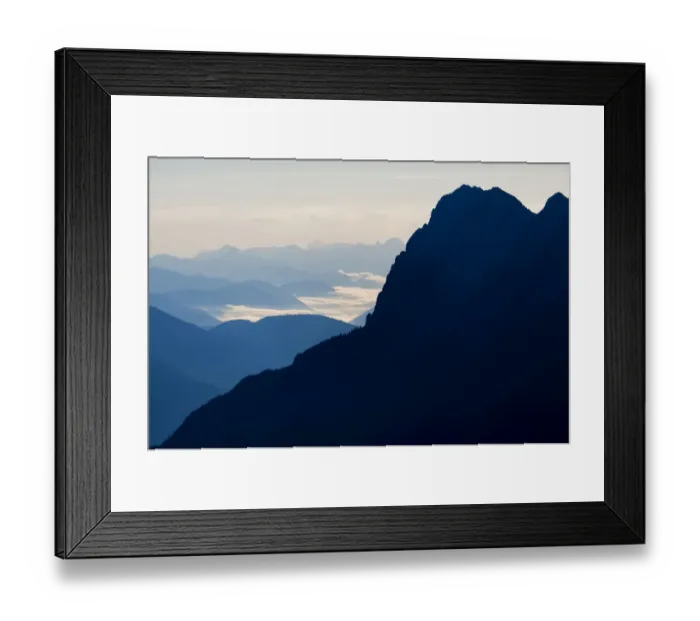 Framed Print : Mt Zugspitze in the morning light, Berwang, Lechtal Valley, Reutte District, Tyrol, Austria