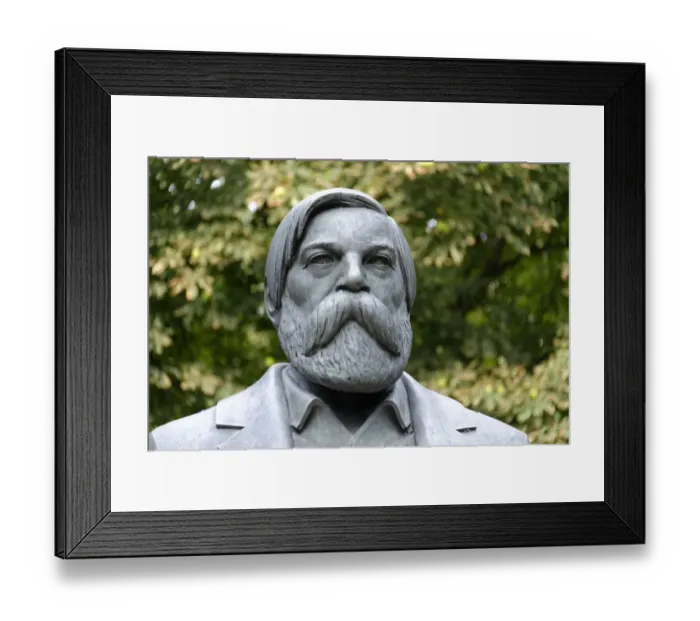 Framed Print : Bronze figure, Friedrich Engels monument, detail, Marx-Engels-Forum, Berlin, Germany Framed Print : Bronze figure, Friedrich Engels monument, detail, Marx-Engels-Forum, Berlin, Germany