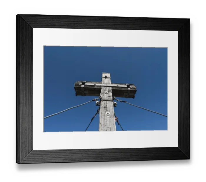 Framed Print : Summit cross of Mt Jenner, Berchtesgaden National Park, Berchtesgadener Land district, Upper Bavaria, Bavaria, Germany Framed Print : Summit cross of Mt Jenner, Berchtesgaden National Park, Berchtesgadener Land district, Upper Bavaria, Bavaria, Germany