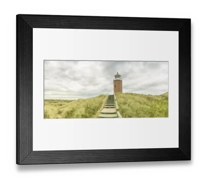 Framed Print : Rotes Kliff Lighthouse, Kampen, Sylt, Schleswig-Holstein, Germany Framed Print : Rotes Kliff Lighthouse, Kampen, Sylt, Schleswig-Holstein, Germany