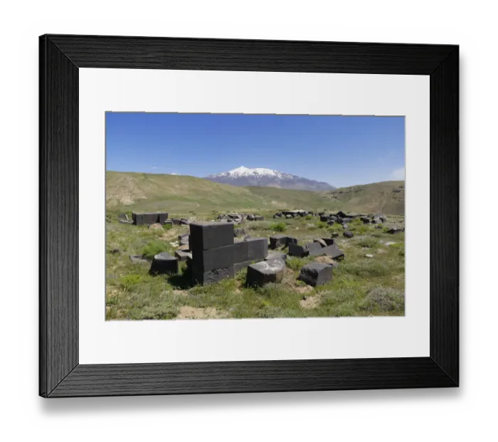 Framed Print : Ruins of the Urartian palace fortress of Kef Kalesi or Kefkalesi, volcano Mount Suphan or Suphan Dagi at the back, Adilcevaz, Bitlis Province, Eastern Anatolia Region, Anatolia, Turkey Framed Print : Ruins of the Urartian palace fortress of Kef Kalesi or Kefkalesi, volcano Mount Suphan or Suphan Dagi at the back, Adilcevaz, Bitlis Province, Eastern Anatolia Region, Anatolia, Turkey