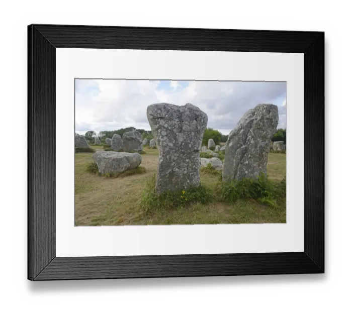 Framed Print : Menhirs near Erdeven, Departement Morbihan, Brittany, France Framed Print : Menhirs near Erdeven, Departement Morbihan, Brittany, France