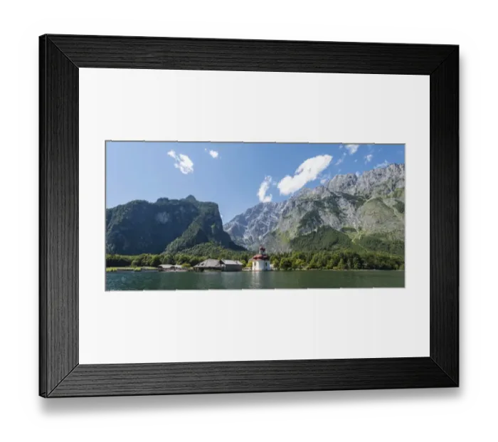 Framed Print : St. Bartholomae in Konigssee in front of the Watzmann, Berchtesgaden National Park, Berchtesgadener Land district, Upper Bavaria, Bavaria, Germany Framed Print : St. Bartholomae in Konigssee in front of the Watzmann, Berchtesgaden National Park, Berchtesgadener Land district, Upper Bavaria, Bavaria, Germany