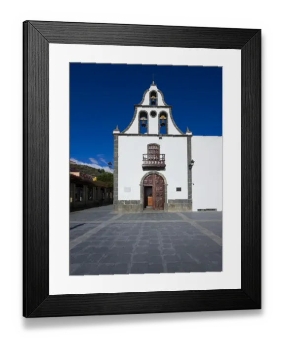 Framed Print : Church of Nuestra Senora de las Angustias, Puerto de Tazacorte, La Palma, Canary Islands, Spain Framed Print : Church of Nuestra Senora de las Angustias, Puerto de Tazacorte, La Palma, Canary Islands, Spain