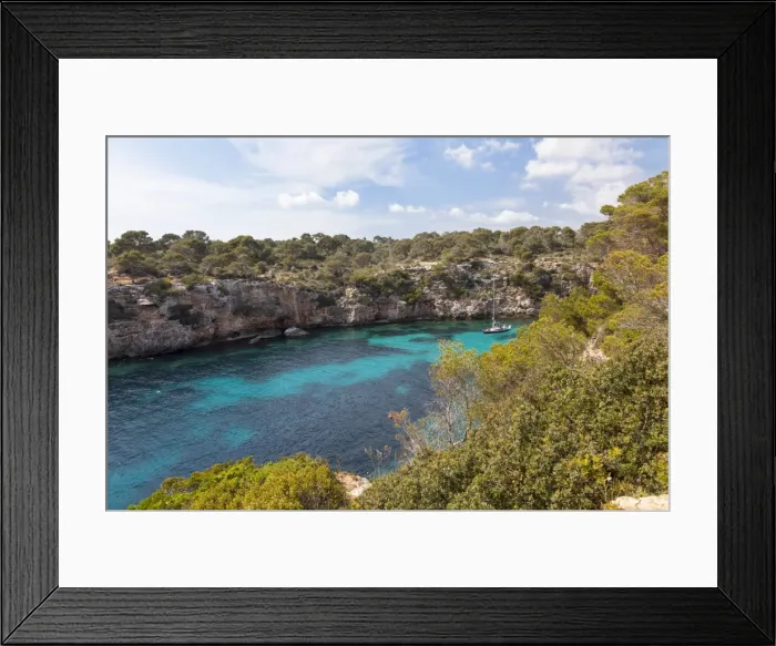 Framed Print : Bay, Cala Pi, Majorca, Balearic Islands, Spain Framed Print : Bay, Cala Pi, Majorca, Balearic Islands, Spain
