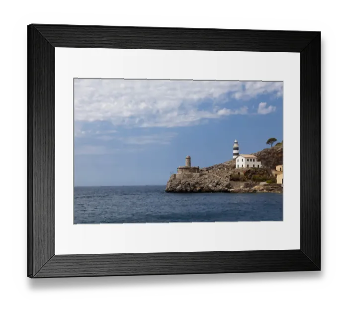 Framed Print : Punta de sa Creu with the Sa Creu lighthouse and the remains of the Bufador lighthouse, Port de Soller, Soller, Majorca, Balearic Islands, Spain Framed Print : Punta de sa Creu with the Sa Creu lighthouse and the remains of the Bufador lighthouse, Port de Soller, Soller, Majorca, Balearic Islands, Spain