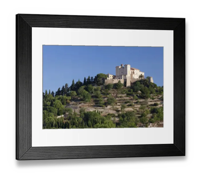 Framed Print : Pilgrimage church of Sant Salvador on Calvary hill, Arta, Majorca, Balearic Islands, Spain Framed Print : Pilgrimage church of Sant Salvador on Calvary hill, Arta, Majorca, Balearic Islands, Spain
