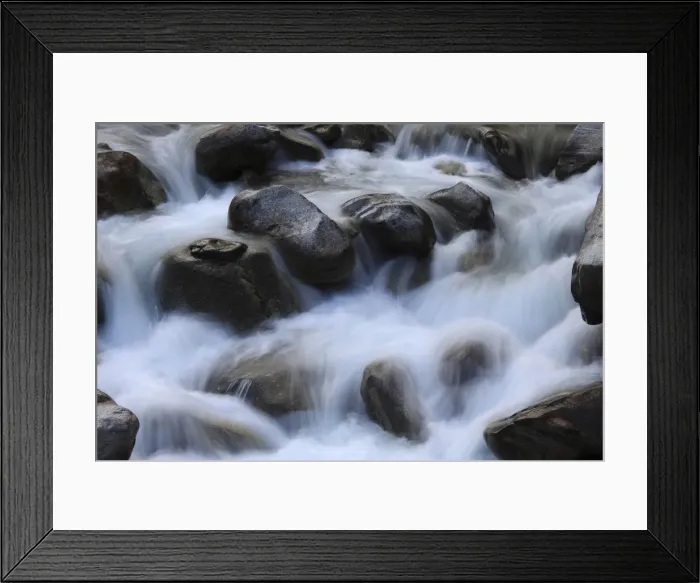 Framed Print : Stones in a river, Alps, Foroglio, Switzerland Framed Print : Stones in a river, Alps, Foroglio, Switzerland