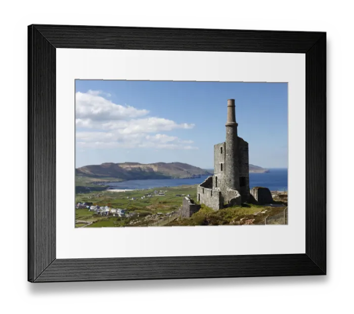 Framed Print : Ruins of the engine room of a copper mine, Allihies, Slieve Miskish Mountains, Beara Peninsula, County Cork, Ireland, British Isles, Europe Framed Print : Ruins of the engine room of a copper mine, Allihies, Slieve Miskish Mountains, Beara Peninsula, County Cork, Ireland, British Isles, Europe